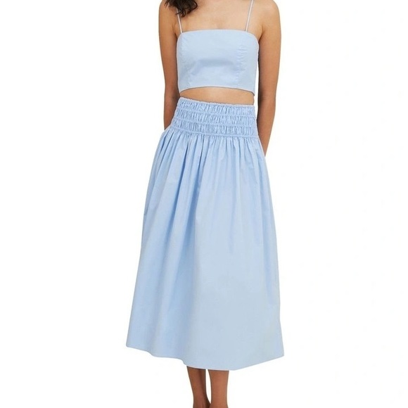 Seed Heritage | Blue Maxi Skirt & Top Set | Size 8 | Excellent Condition - Picture 2 of 16